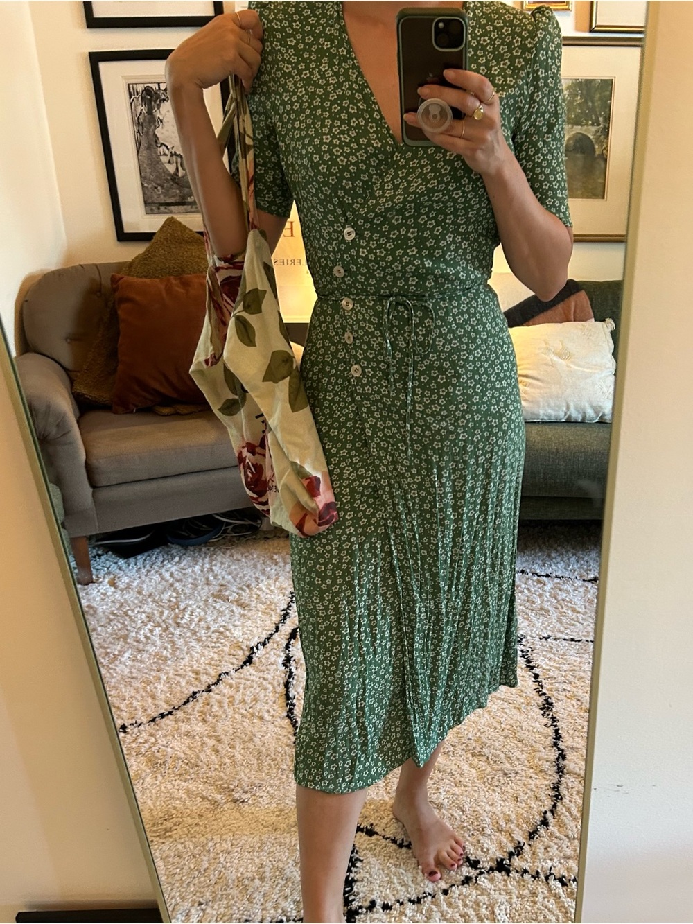 Rouje Gabin Dress in Green